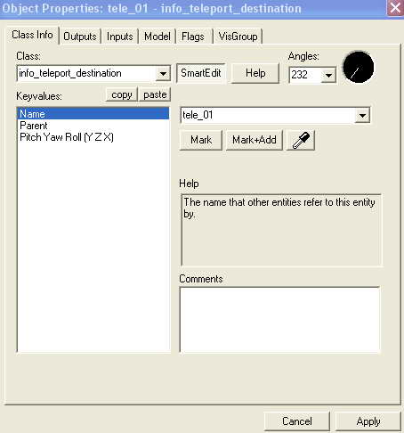 Teleporter Destination
