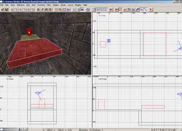 der Brush, der später unser Pad wird