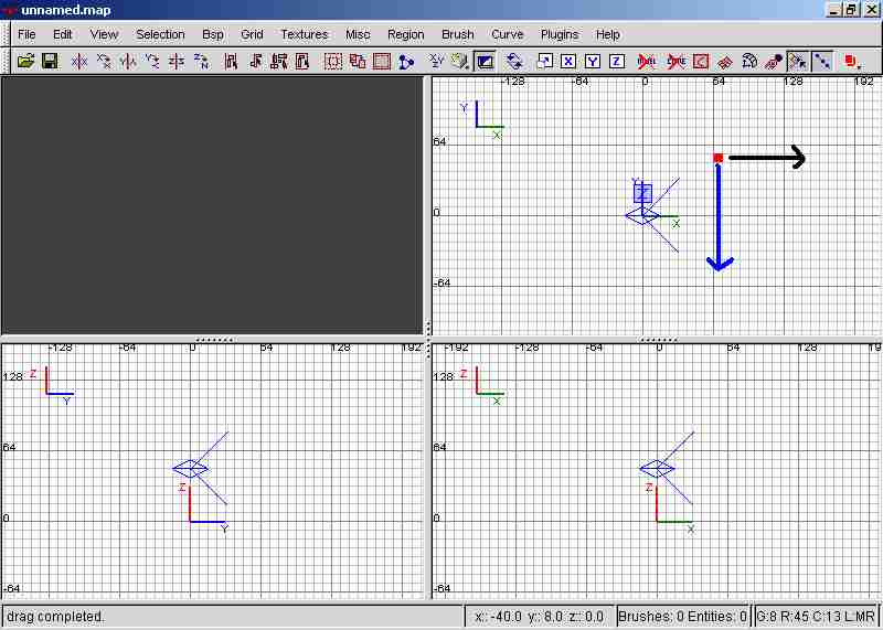 Beobachte das rechte obere Fenster !!