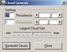 Das Cloud Genesis Fenster